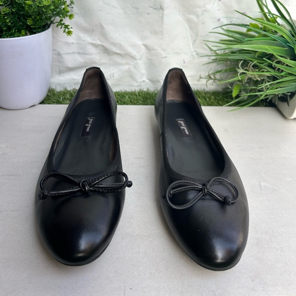 PAUL GREEN Ursula Ballet Flat (Women) Black Leather size UK 5.5 US 8 $398 - Picture 5 of 16
